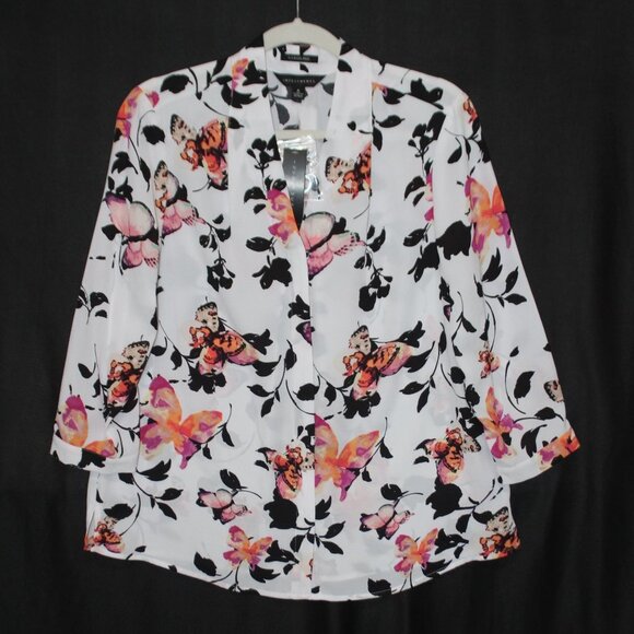 Investments Caroline Butterfly Three Quarter Sleeve Top - Picture 12 of 16